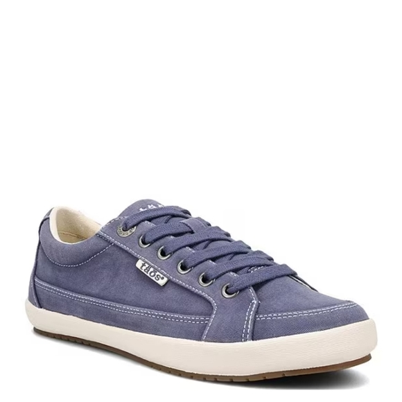 Taos Moc Star Indigo Distressed Canvas - Picture 1 of 7